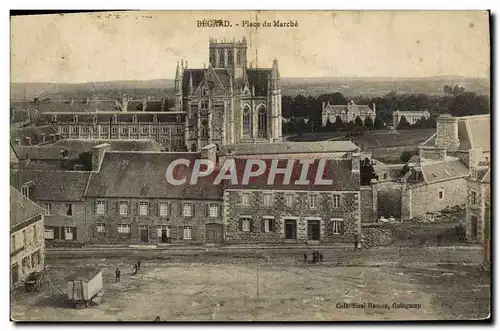 Cartes postales Begard Place du Marche