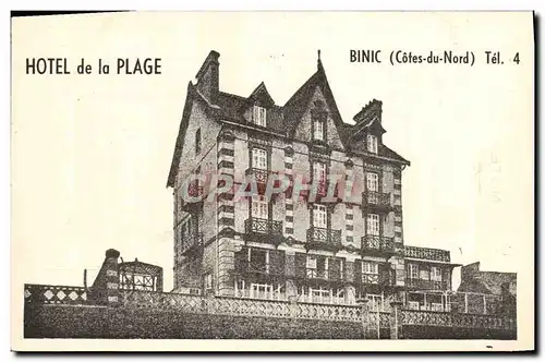 Cartes postales Binic Hotel de la Plage