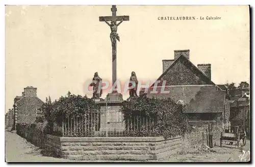 Cartes postales Chatelaudren Le Calvaire