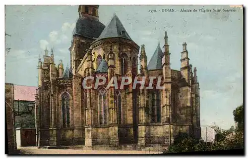 Cartes postales Dinan Abside de I'Eglise Saint Sauveur