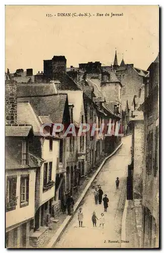 Cartes postales Dinan Rue du Jerzual Enfants