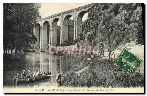 Cartes postales Dinan Le Viaduc et les Rochers de Mont en Val