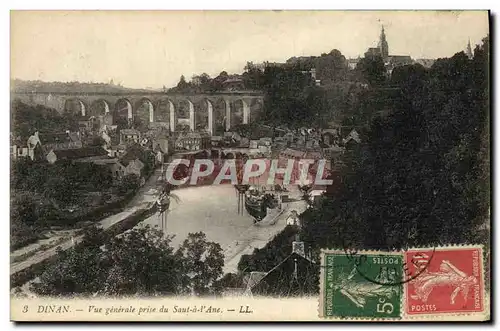 Cartes postales Dinan Vue generale prise du Saut a ane