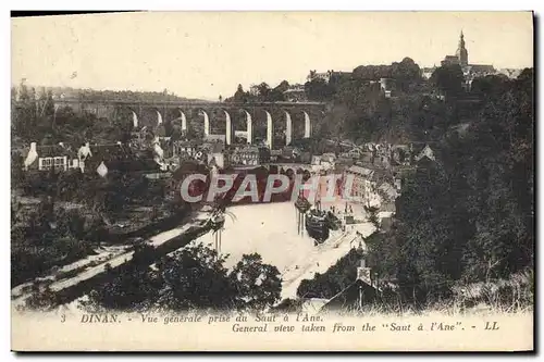 Cartes postales Dinan Vue generale prise du Saut a ane