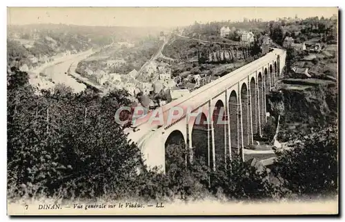 Ansichtskarte AK Dinan Vue generale sur le Viaduc