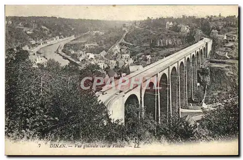 Ansichtskarte AK Dinan Vue generale sur le Viaduc