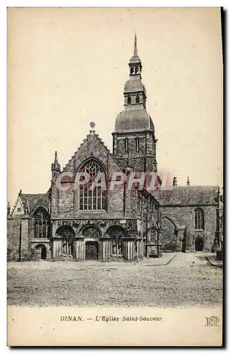 Cartes postales Dinan L'Eglise Saint Sauveur