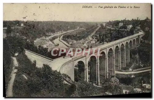 Ansichtskarte AK Dinan Vue generale du Viaduc et la Rance