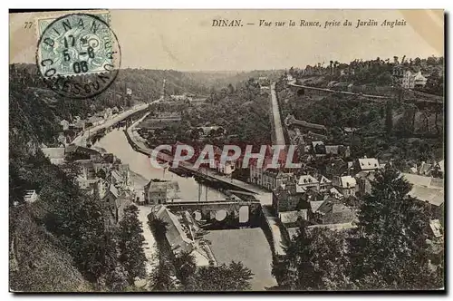 Ansichtskarte AK Dinan Vue sur la Rance prise du Jardin Anglais