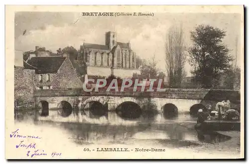 Cartes postales Lamballe Notre Dame Lavandiere