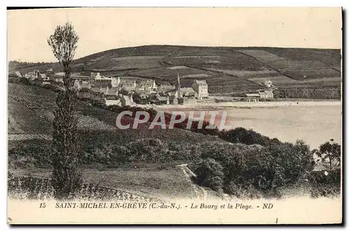 Ansichtskarte AK Saint Michel En Greve Le Bourg Et La Plage