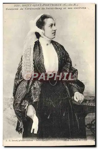Cartes postales Saint Quay Portrieux Costume De Ceremonie De Saint Quay Et Ses Environs Folklore