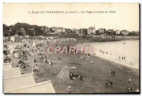 Ansichtskarte AK St Quay Portrieux La Plage A Heure Du Bain