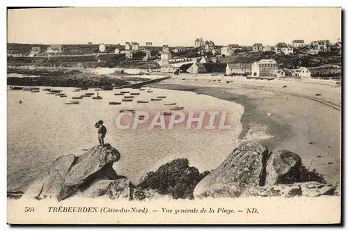 Cartes postales Trebeurden Vue Generale De la Plage