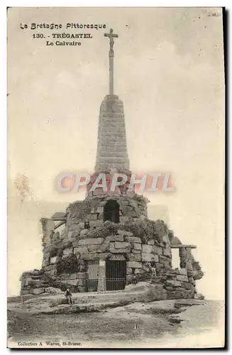 Cartes postales La Bretagne Pittoresque Tregastel Le Calvaire