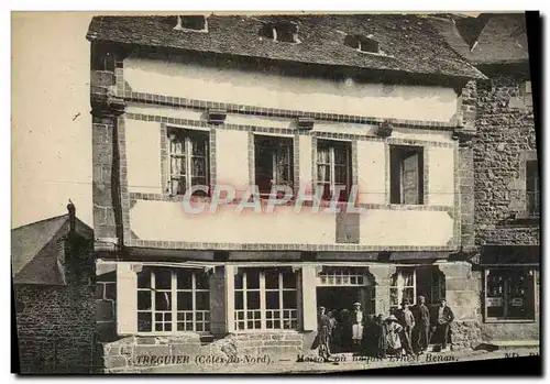 Cartes postales Treguier Maison Ernest Benan