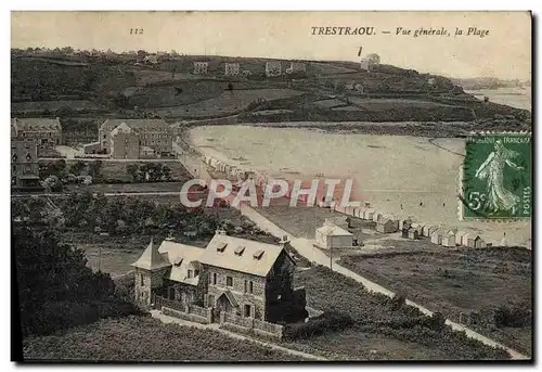 Cartes postales Trestraou Vue Generale La Plage