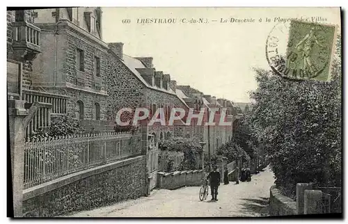 Ansichtskarte AK Trestraou La Descente A la Plage Les Villas