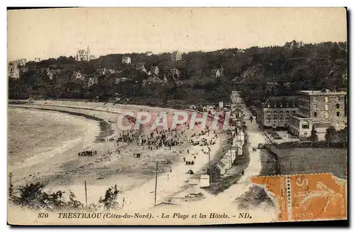 Ansichtskarte AK Trestraou La Plage Et Les Hotels