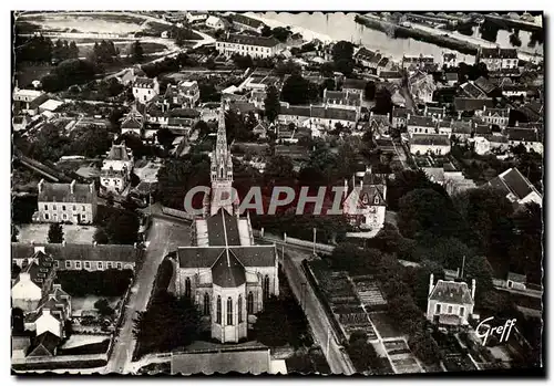 Cartes postales moderne En Bretagne Paimpol Vue Aerienne L&#39Eglise Et Les Bassins