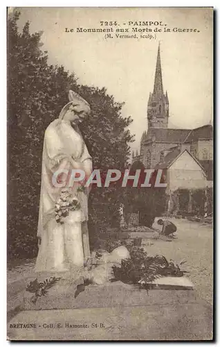 Cartes postales Paimpol Le Monument aux Morts de la Guerre Militaria