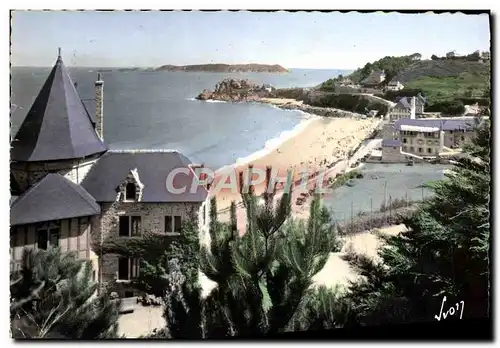 Cartes postales moderne Perros Guirec Placge de Trestrignel et Pointe Du Chateau