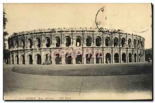 Cartes postales Nimes Les Arenes