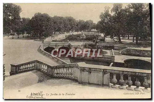 Cartes postales Nimes Le Jardin De La Fontaine