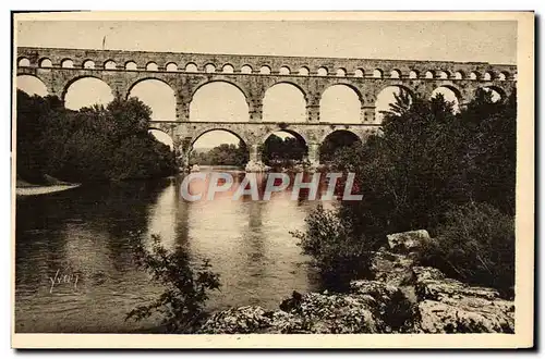 Ansichtskarte AK La Douce France Nimes Le Pont Du Gard