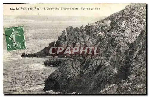 Cartes postales La Pointe Du Raz Le Moine Vu De l&#39Extreme Pointe Region d&#39Audierne