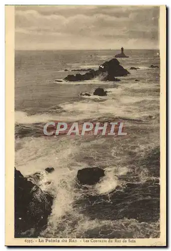 Ansichtskarte AK La Pointe Du Raz Les Courants Du Raz De Sein