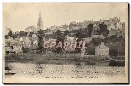 Ansichtskarte AK Pont Croix Vue Generale Le Goyen