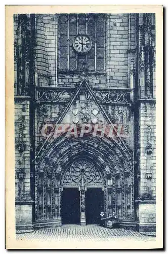 Cartes postales Quimper Portail de la Cathedrale