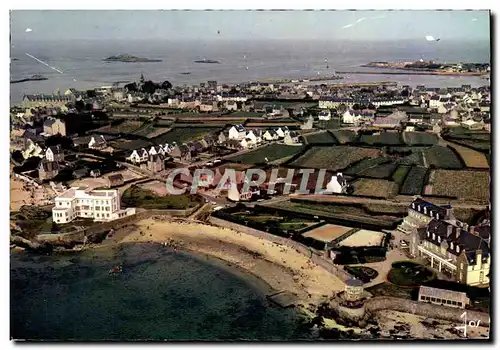 Cartes postales moderne Roscoff La Plage et l'Institut Marin de Rockroum La maison Saint Luc