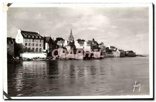 Moderne Karte Roscoff A maree haute