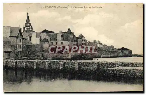 Cartes postales Roscoff La Nouveau Port et les Hotels