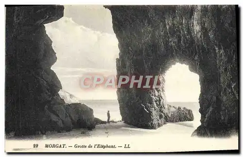 Cartes postales Morgat Grotte de L&#39Elephant