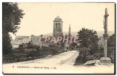 Cartes postales Locronan Entree du Bourg