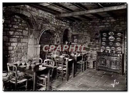 Cartes postales moderne Locronan Creperie Bretonne du bas de la place