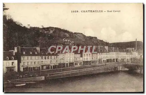 Ansichtskarte AK Chateaulin Quai Carnot