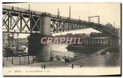 Ansichtskarte AK Brest Le Pont Militaire