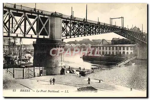 Cartes postales Brest Le Pont National