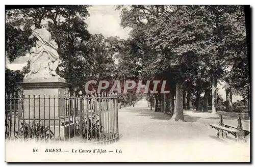 Cartes postales Brest Le Cours d'Ajot