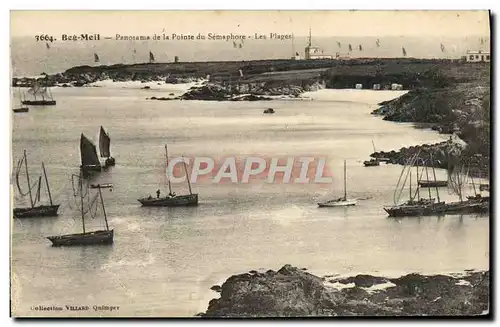 Ansichtskarte AK Beg Meil Panorama de la Pointe du Semaphore les Plages