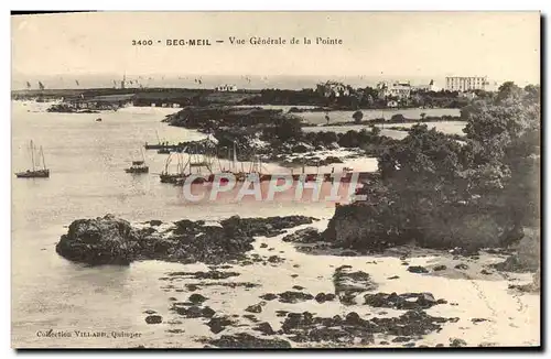 Cartes postales Beg Meil Vue Generale de la Pointe