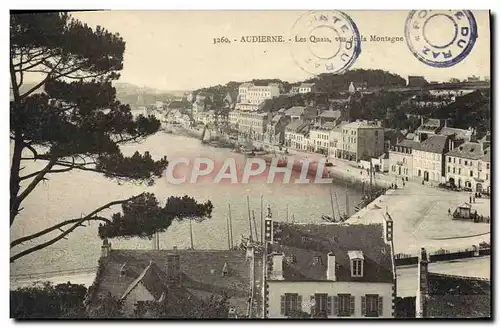 Cartes postales Audierne Les Quais vus de la Montagne