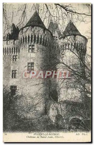 Cartes postales Nogent Le Rotrou Chateau De Saint Jean L&#39Entree