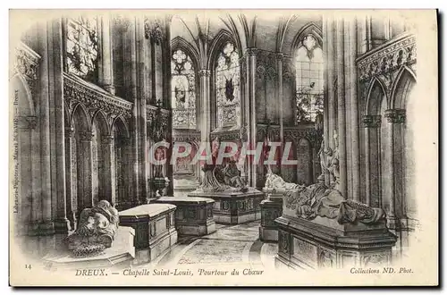 Cartes postales Dreux Chapelle Saint Louis Pourtour Du Choeur