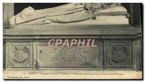 Ansichtskarte AK Dreux Chapelle St Louis Tombeau De Mademe Adelaide Soeur du roi Louis Philippe