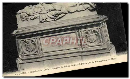 Ansichtskarte AK Dreux Chapelle Saint Louis Tombeau Du Prince Ferdinand